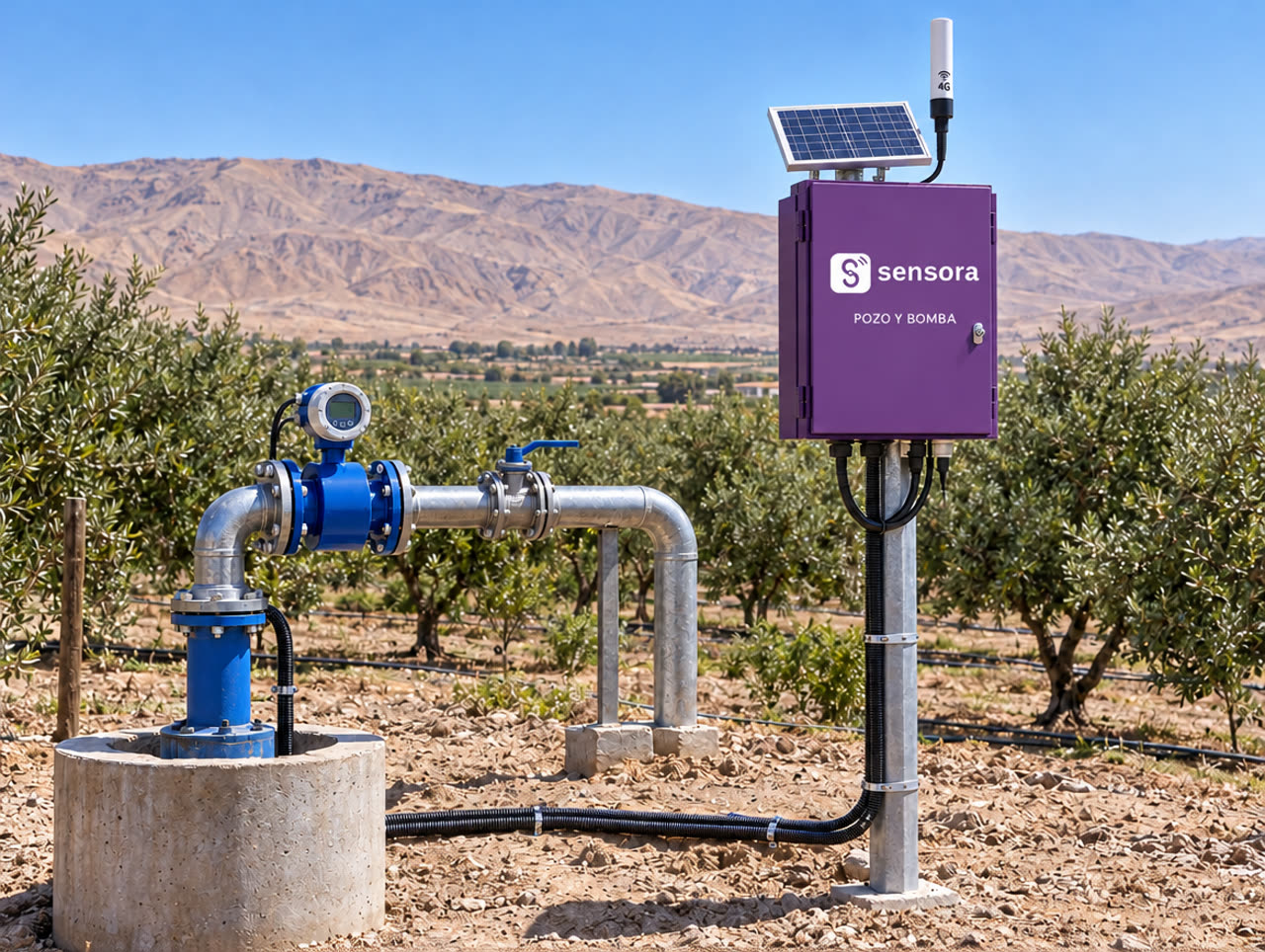 Módulo con energía solar